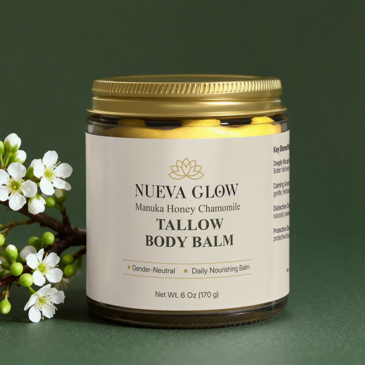 Manuka Honey Chamomile Tallow Body Balm