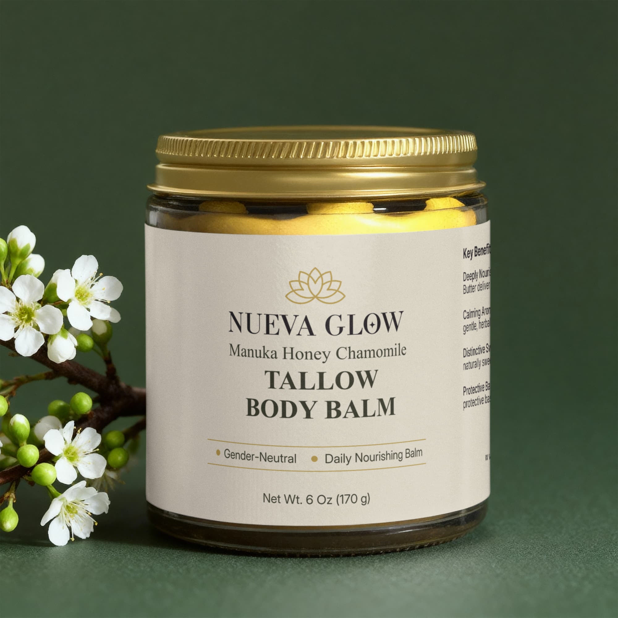 Manuka Honey Chamomile Tallow Body Balm